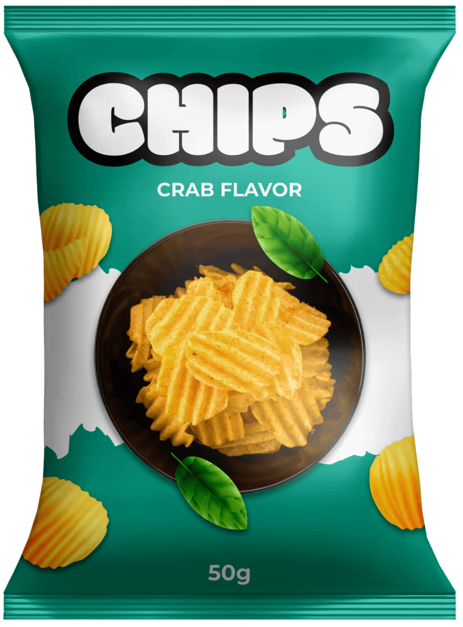 SnackCraft Interactive 3D Chips E-Commerce Brand