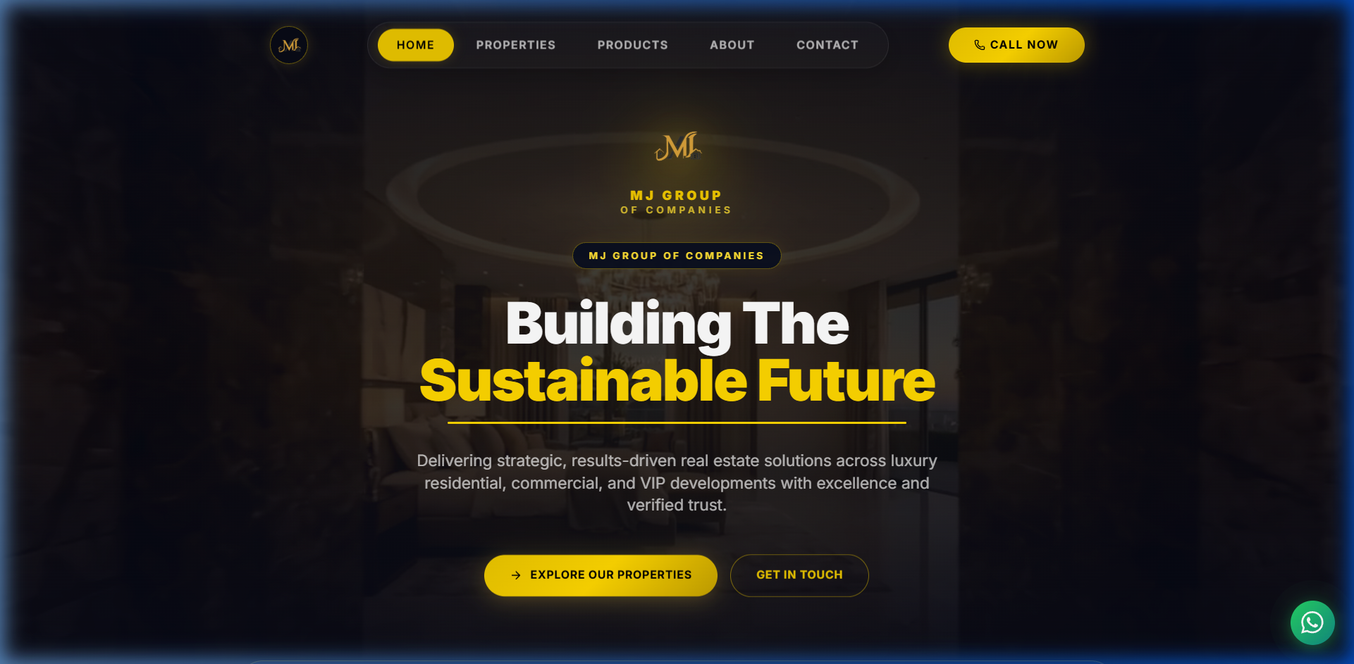 MJ Group of Companies Luxury Real Estate Platform